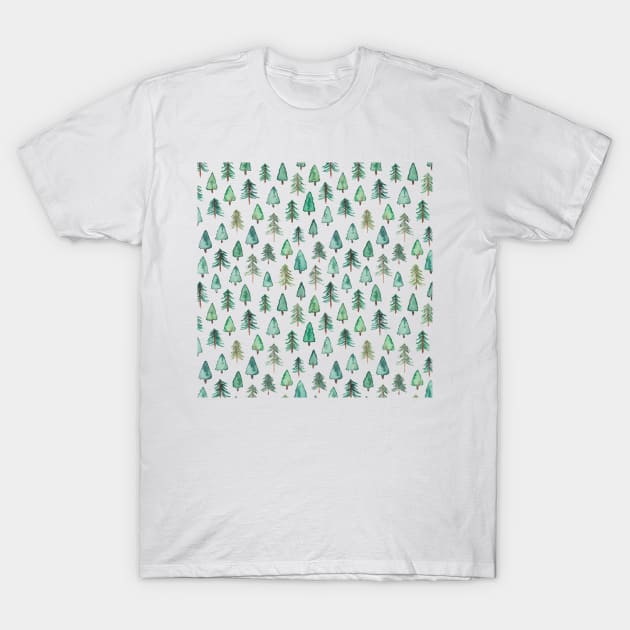 Watercolour Woodland T-Shirt by Elena_ONeill